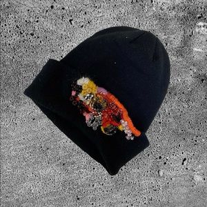 Beaded beanie